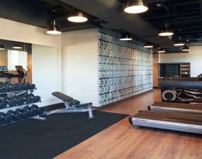 Fitness center at AC Hotel By Marriott Beverly Hills.