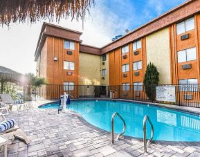 Pool area at Best Western McCarran Inn.