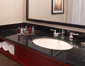 Guest bathroom at Atlanta Marriott Northwest At Galleria.