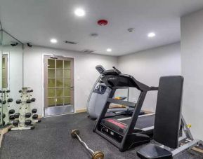 Well equipped fitness center at Quality Inn Pasadena.