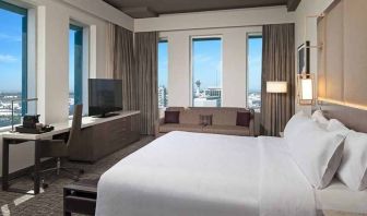 Day use room with natural light at H Hotel Los Angeles, Curio Collection By Hilton.
