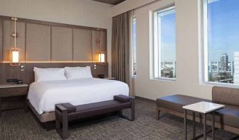 Day use room with natural light at H Hotel Los Angeles, Curio Collection By Hilton.
