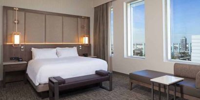 Day use room with natural light at H Hotel Los Angeles, Curio Collection By Hilton.
