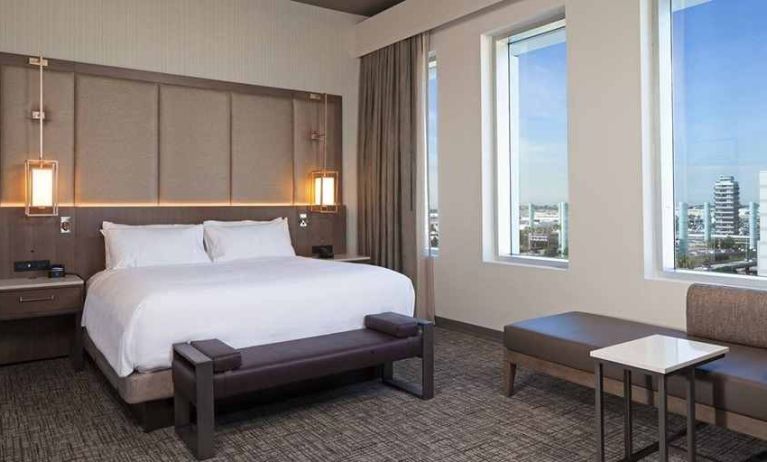 Day use room with natural light at H Hotel Los Angeles, Curio Collection By Hilton.
