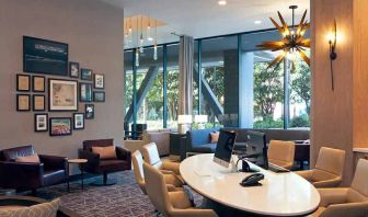 Business center available at H Hotel Los Angeles, Curio Collection By Hilton.
