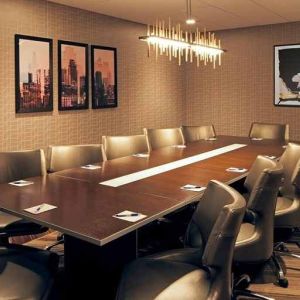 Meeting room at H Hotel Los Angeles, Curio Collection By Hilton.
