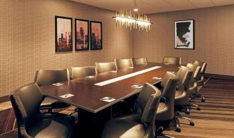 Meeting room at H Hotel Los Angeles, Curio Collection By Hilton.
