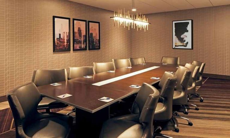 Meeting room at H Hotel Los Angeles, Curio Collection By Hilton.
