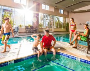 Family friendly indoor pool at Lake Tahoe Resort Hotel.