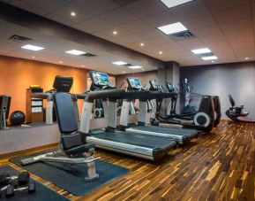 Well equipped fitness center at Courtyard By Marriott New York JFK Airport.