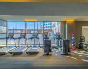 Fully equipped fitness center at Hyatt Place Washington D.C/National Mall.