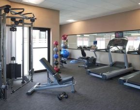 fully equipped fitness center at Courtyard By Marriott Toronto Airport.