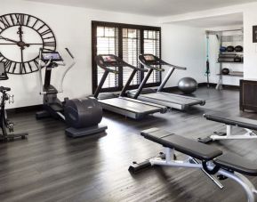 Well equipped fitness center at The Ambrose Hotel Santa Monica.