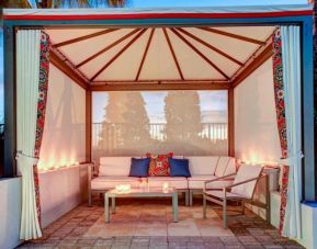 Relaxing cabanas available at Residence Inn Miami Beach Surfside.