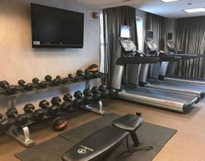 Well equipped fitness center at Hotel Felix Chicago.