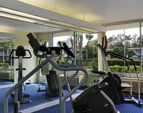 Well equipped fitness center at Seralago Hotel and Suites.