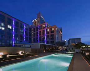 Stunning rooftop pool at Hard Rock Hotel San Diego.