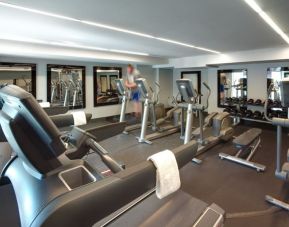 Well equipped fitness center at Hard Rock Hotel San Diego.