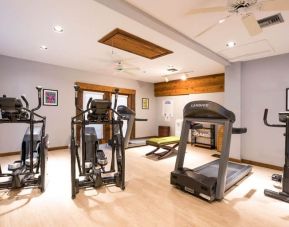 Well equipped fitness center at Park Shore Resort.