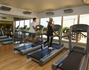 Well equipped fitness center at Naples Grande Beach Resort.