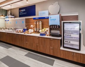 The hotel’s breakfast area where guests can enjoy a range of tasty ways to start the day.