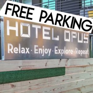 Free parking available at Hotel Opus Bronx.