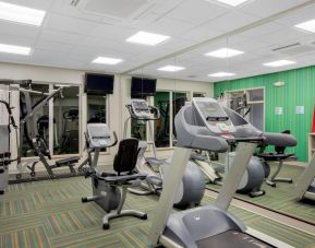Well equipped fitness center at Holiday Inn Express & Suites Ontario.