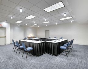 Professional meeting room at Holiday Inn Express & Suites Airport-Calgary.