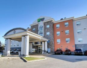 Parking area available at Holiday Inn Express & Suites Airport-Calgary.