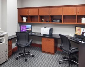 Dedicated business center with PC, printer, and internet at Hilton Garden Inn Dallas/Allen.