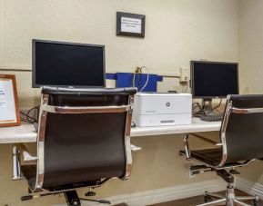 Dedicated business center with PC, internet, and printer at Comfort Inn & Suites Sea-Tac Airport.