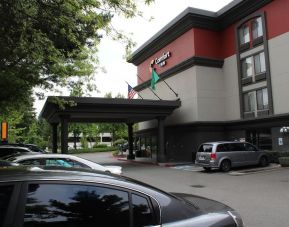 Parking area available at Comfort Inn & Suites Sea-Tac Airport.