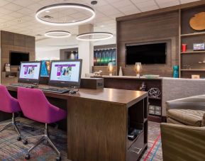 Dedicated business center with PC, internet, and printer at Crowne Plaza Memphis Downtown.