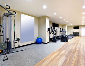 Well equipped fitness center at Holiday Inn Miami West-Airport Area.
