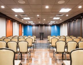 Professional meeting room at Holiday Inn Newark International Airport-North.