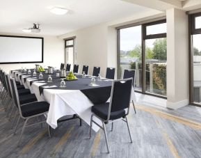 Professional meeting room at Pacific Gateway Hotel Vancouver Airport.