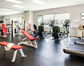 Well equipped fitness center at Pullman Miami Airport.