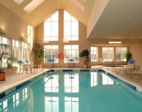 Stunning indoor pool at Residence Inn Toronto Airport.