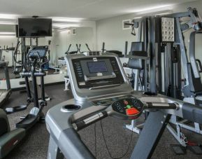 Rodd Miramichi River’s fitness center has a wide range of exercise machines.