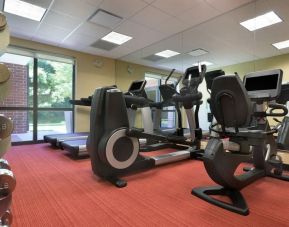 Well equipped fitness center at Hyatt Place Baltimore/Owings Mills.