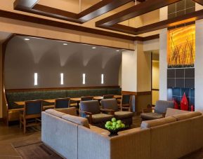 Comfortable dining and coworking space at Hyatt Place Baltimore/Owings Mills.