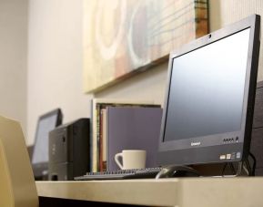 Dedicated business center with PC, internet, and printer at Hyatt Regency Tulsa.