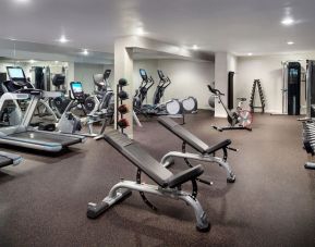 Well equipped fitness center at Hyatt Regency Houston West.