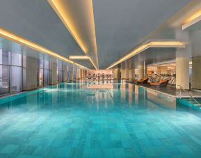 Stunning indoor pool at Grand Hyatt Doha Hotel & Villas.