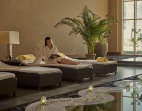 Sink into relaxation and choose from a range of organic and natural therapies at Grand Hyatt Doha Hotel & Villas.