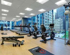 Well equipped fitness center at Hyatt Place Chicago Downtown/The Loop.