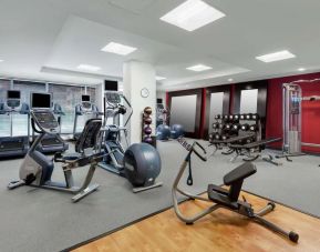 Well equipped fitness center at Hyatt Place DC Georgetown West End.
