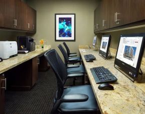 Dedicated business center with PC, internet, and printer at Hyatt Place DC Georgetown West End.