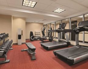 Well equipped fitness center at Hyatt Place New York Midtown South.