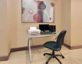 Dedicated business center with PC, internet, and printer at Hawthorn Suites By Wyndham Longview.